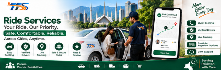 Ride, Delivery and Parcel Services
